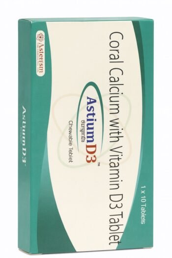 Astium-D3 – Coral Calcium with Vitamin D₃ Tablets  For Strong Bones, Teeth & Better Immunity