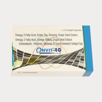 Onvit-4G Softgel Capsules  Powerful 4-in-1 Formula for Energy, Immunity & Vitality