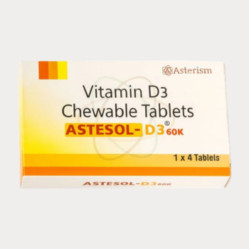 Astesol-D 60K Chewable Tablets  High-Potency Vitamin D₃ for Bone Strength & Immunity