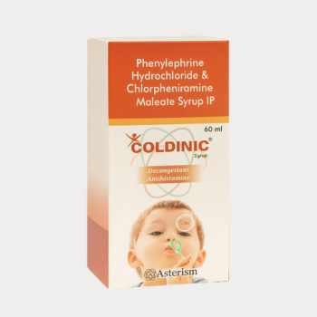 Coldnic Syrup – Phenylephrine Hydrochloride & Chlorpheniramine Maleate Syrup IP (60 ml)